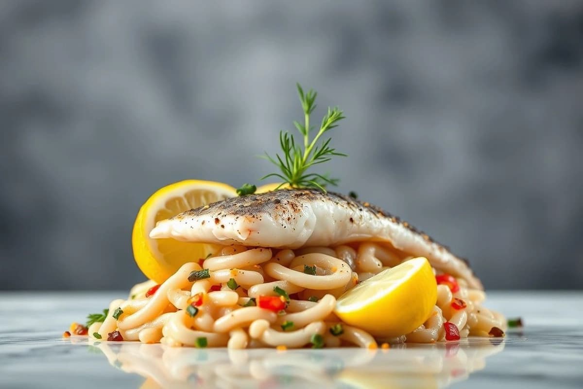 Bisteck de Pescado Blanco Turco con Especias Molidas y Limón