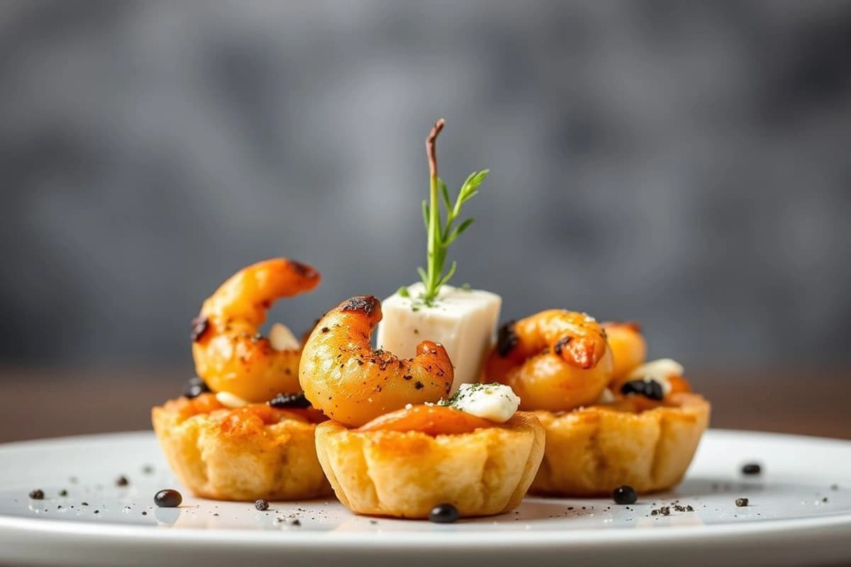 Croquetas de Gambas al Horno con Queso Manchego y Pimienta Negra
