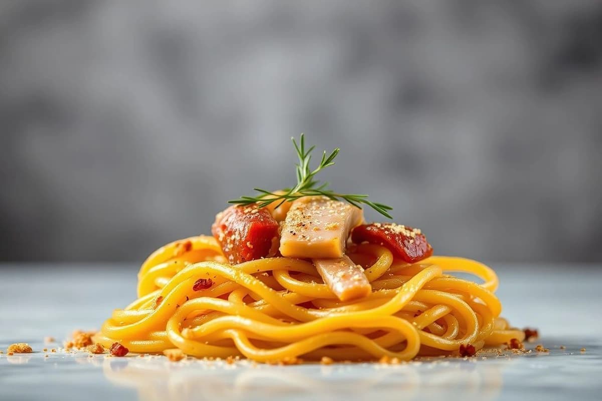 Fideuà Libanés con Cerdo Adobado y Sumac Casero