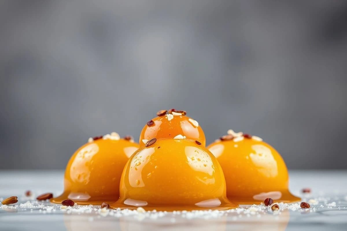 Gulab Jamun de Lentejas con Especias Caseras y Miel de Jazmín