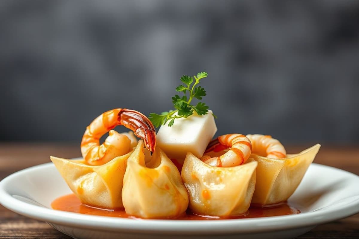 Mandu de Mariscos al Vapor con Tofu y Soja: Un Plato Coreano de Sabor y Textura