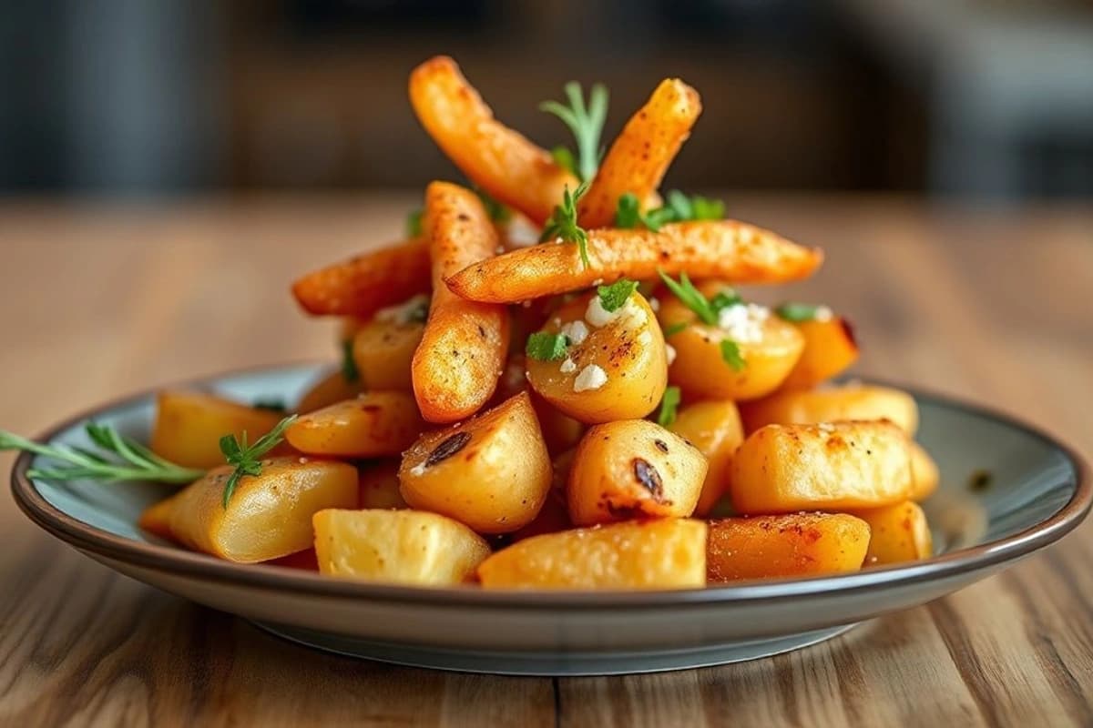 Patatas bravas con un toque de oriente: una fusión de sabores y texturas