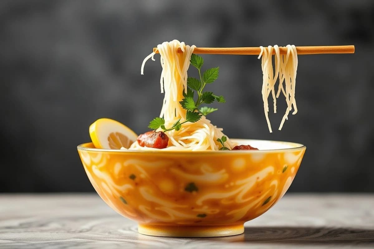 Pho Ternera con Fideos de Arroz Integral: Una Sopa Cremosa y Reconfortante