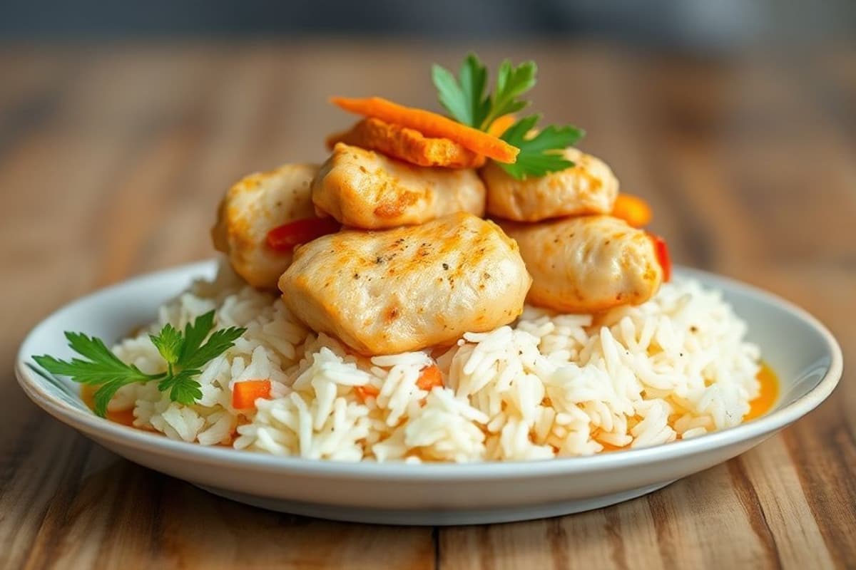 Pollo Alucinante con Curry de Coco y Jengibre