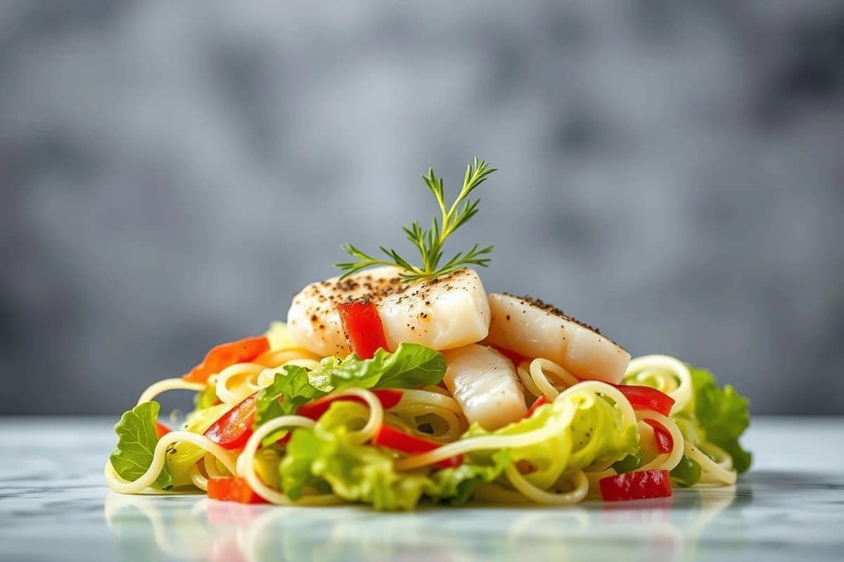 Salade de Poisson: Una delicia fresca y ligera para un almuerzo de oficina