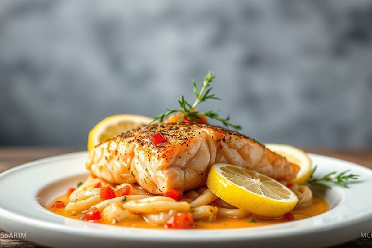 Salmón al Espumoso con Salsa de Pimentón y Limón: Un Plato de Verano