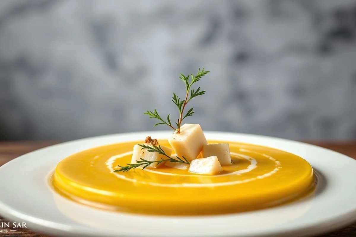 Sopa de Ajo y Setas con Tofu y Aceite de Argán: Un Plato Marroquí para Navidad