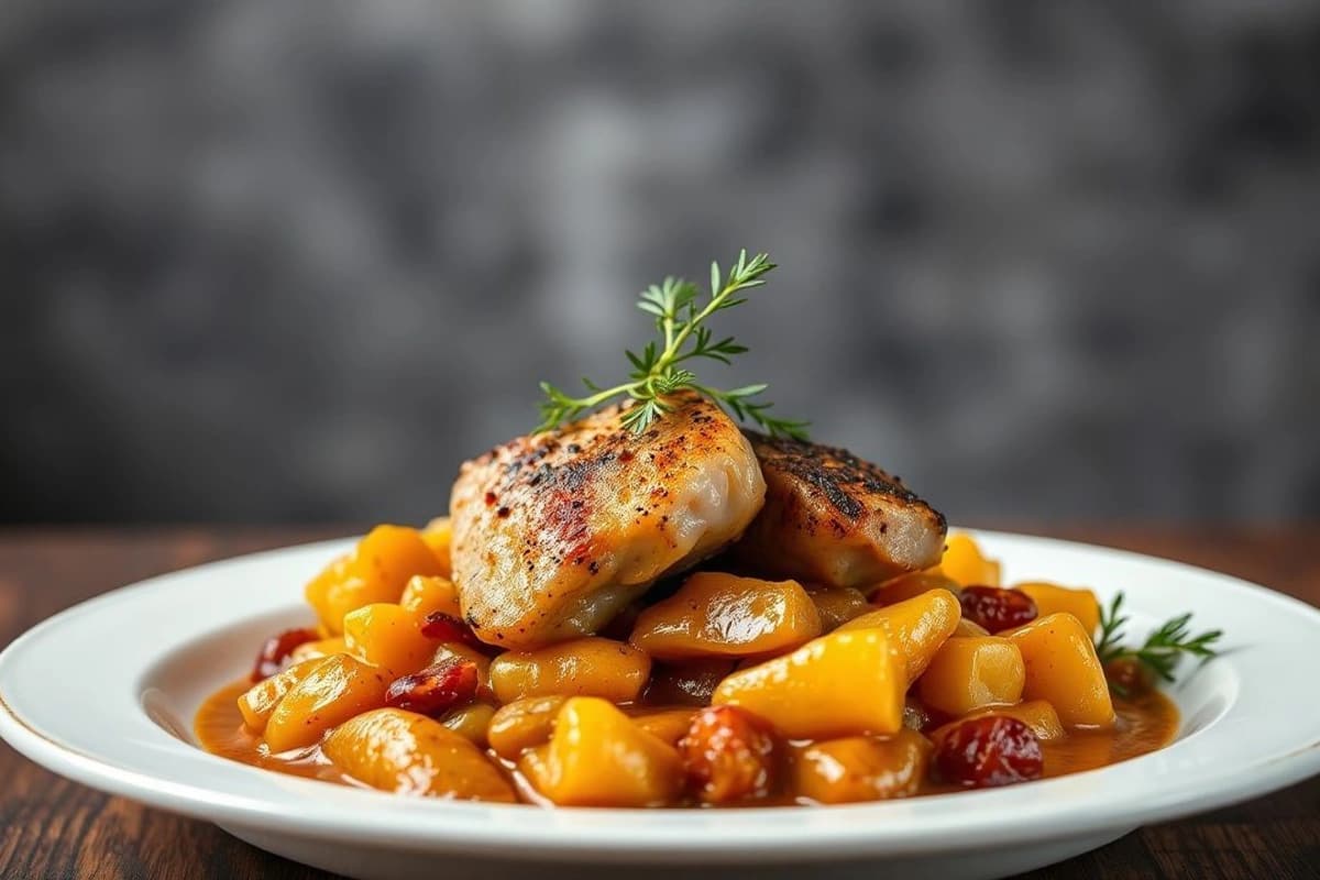 Tajine de Cordero con Cebolla Caramelizada y Zanahoria