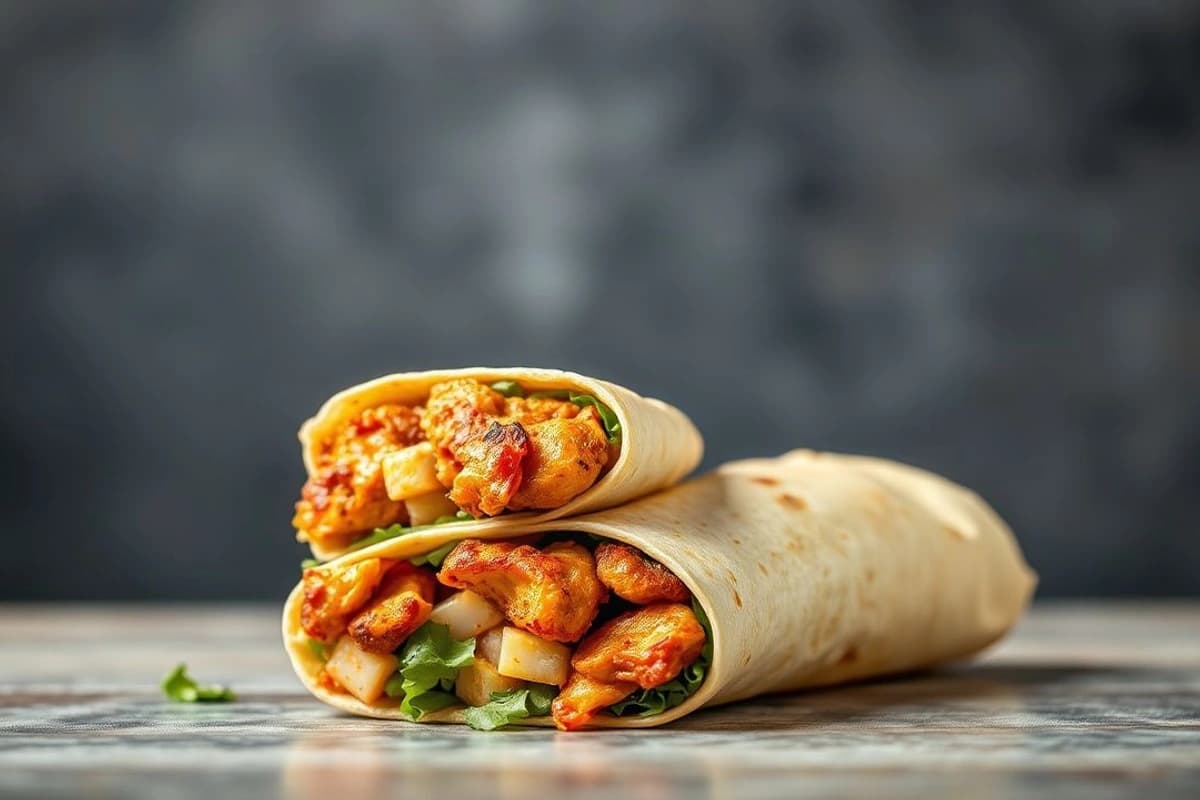 Tandoori Chicken Tikka Wrap