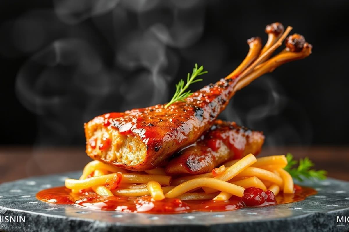 Ternera a la parrilla coreana con salsa Gochujang casera