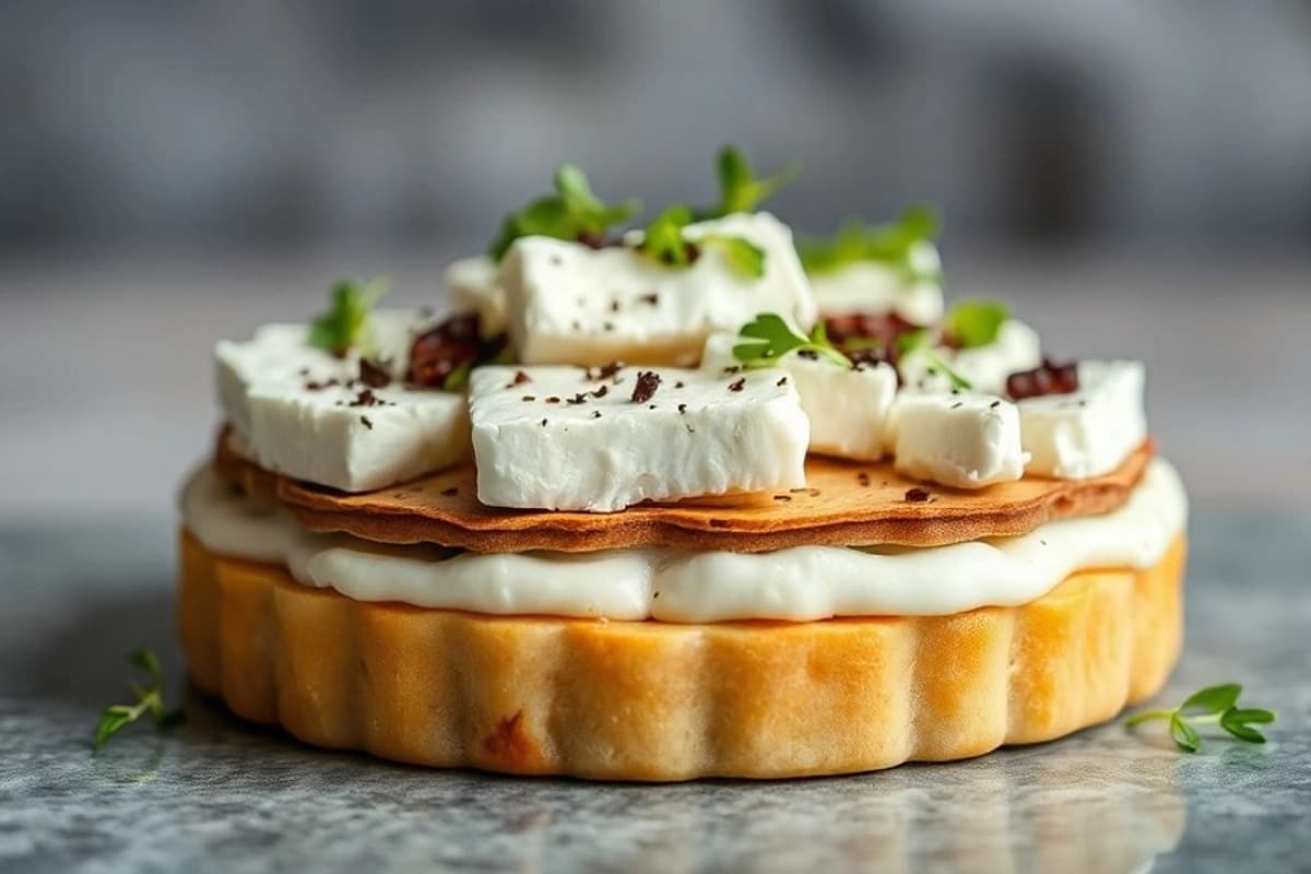 Torta de espinacas y feta griega al vapor