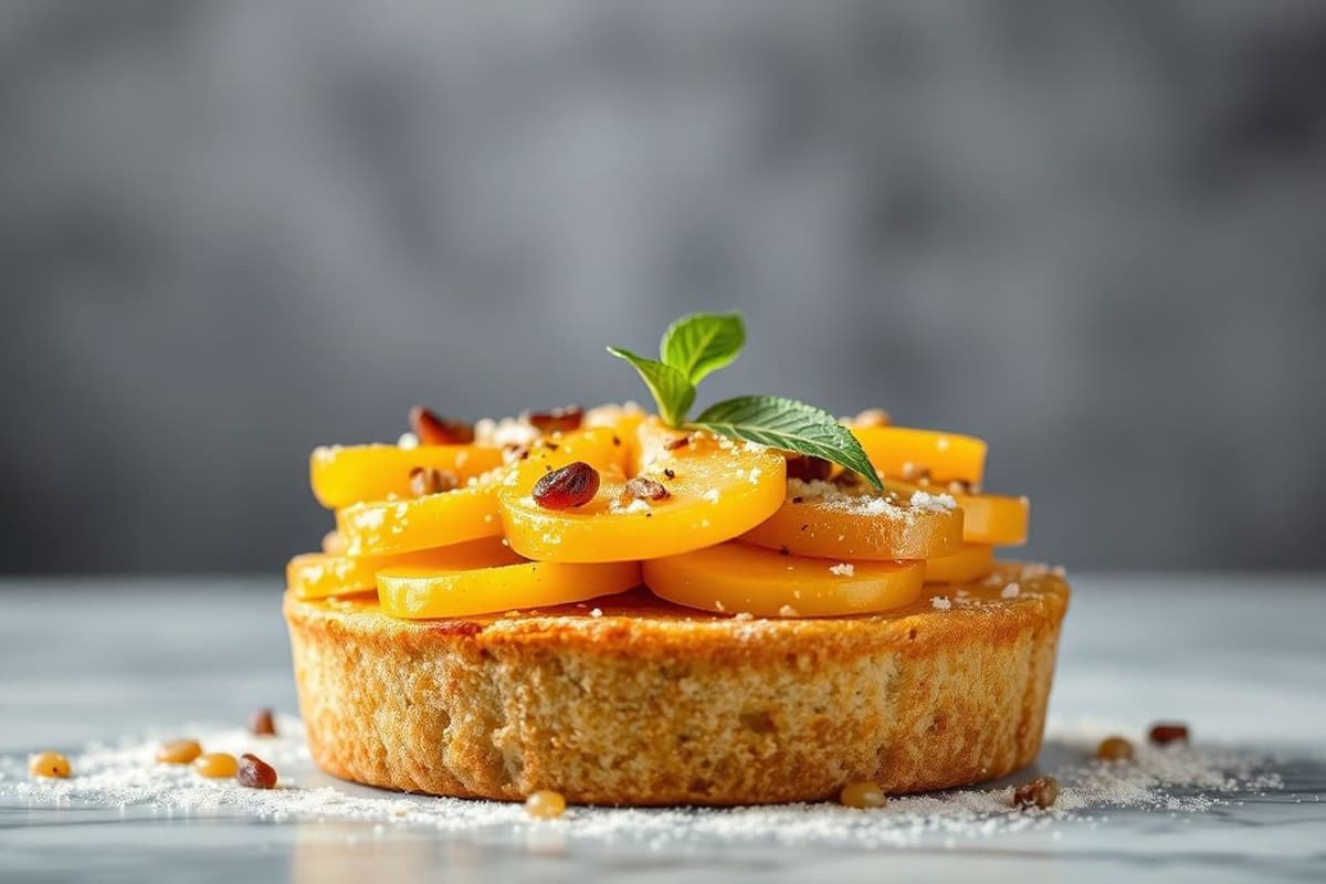 Torta de manzana con especias chinas y toque americano