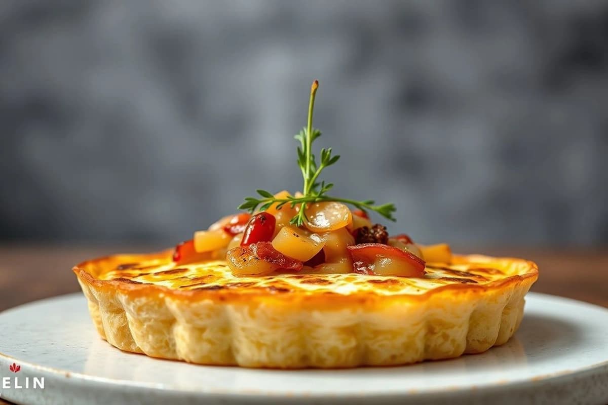 Tortilla de Cordero Esponjosa con Cebolla Caramelizada y Pimentón Ahumado