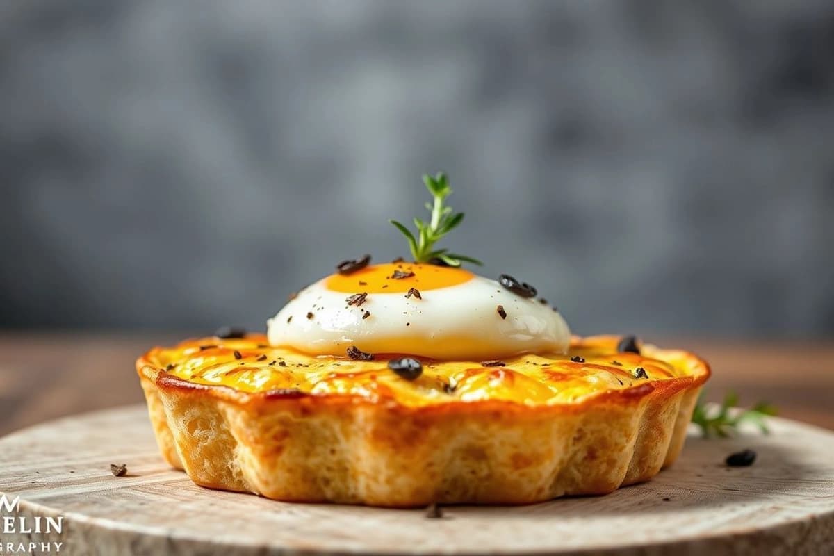 Tortilla de Pan Integral con Huevos Frescos y Aceitunas Negras