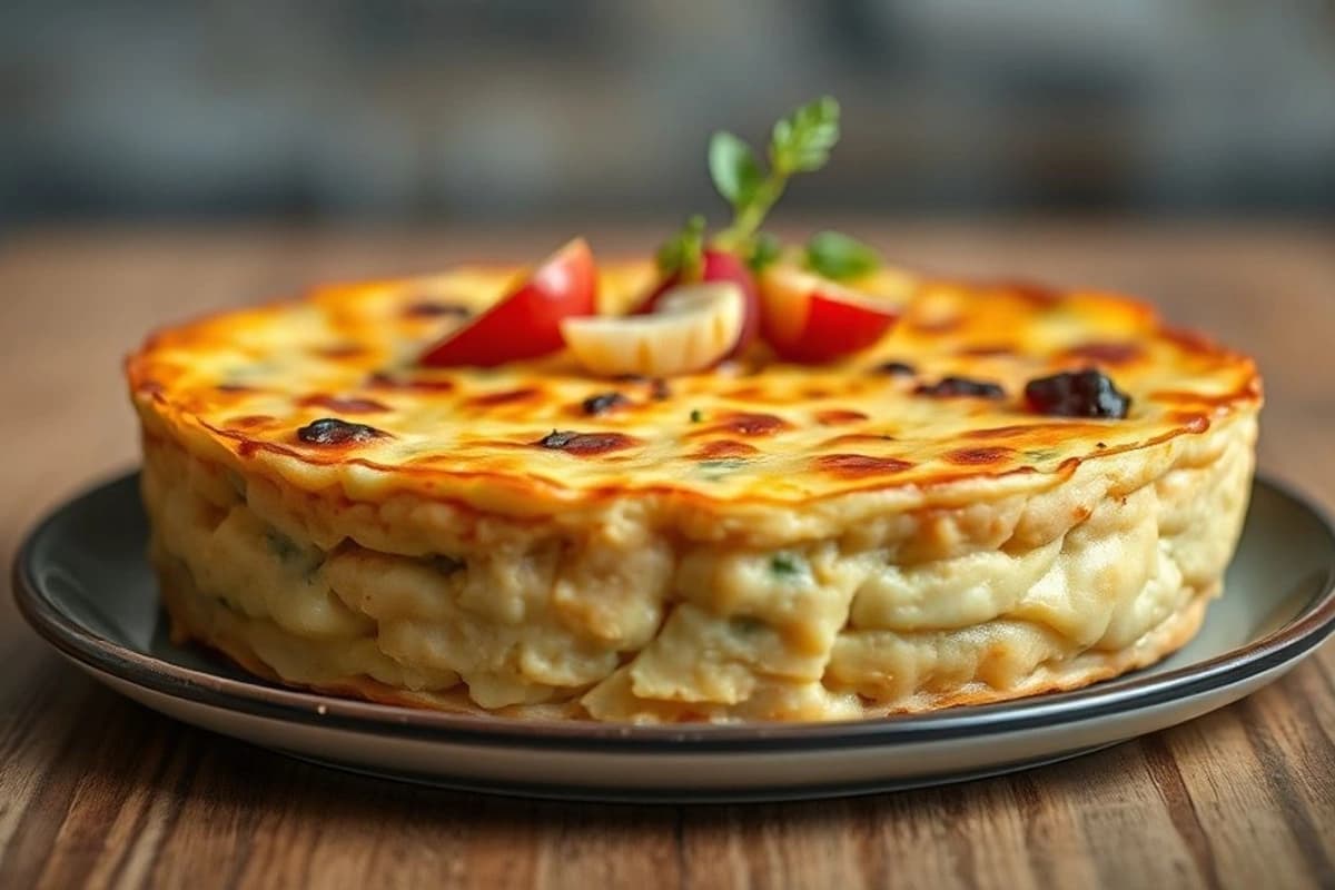 Tortilla de Setas y Hongos con un Toque Portugués