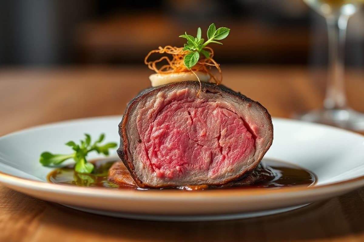 Tournedos Rossini: Filete de Ternera con Trufa Negra y Foie Gras